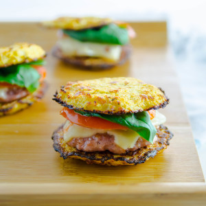 Mini Hamburgers con Pan de Coliflor