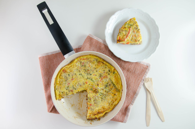 frittata de pimientos