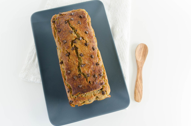 pan de plátano y chocolate chips