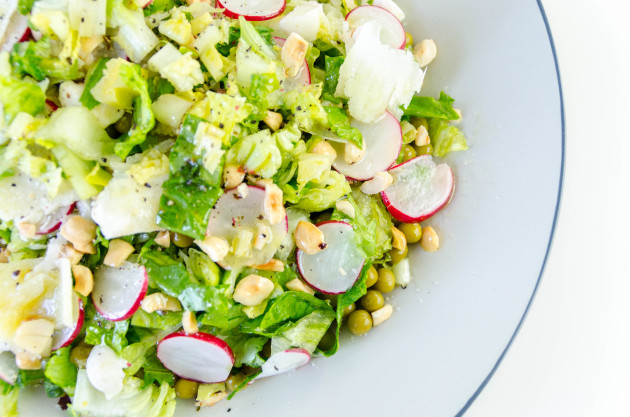 radish and green pea salad