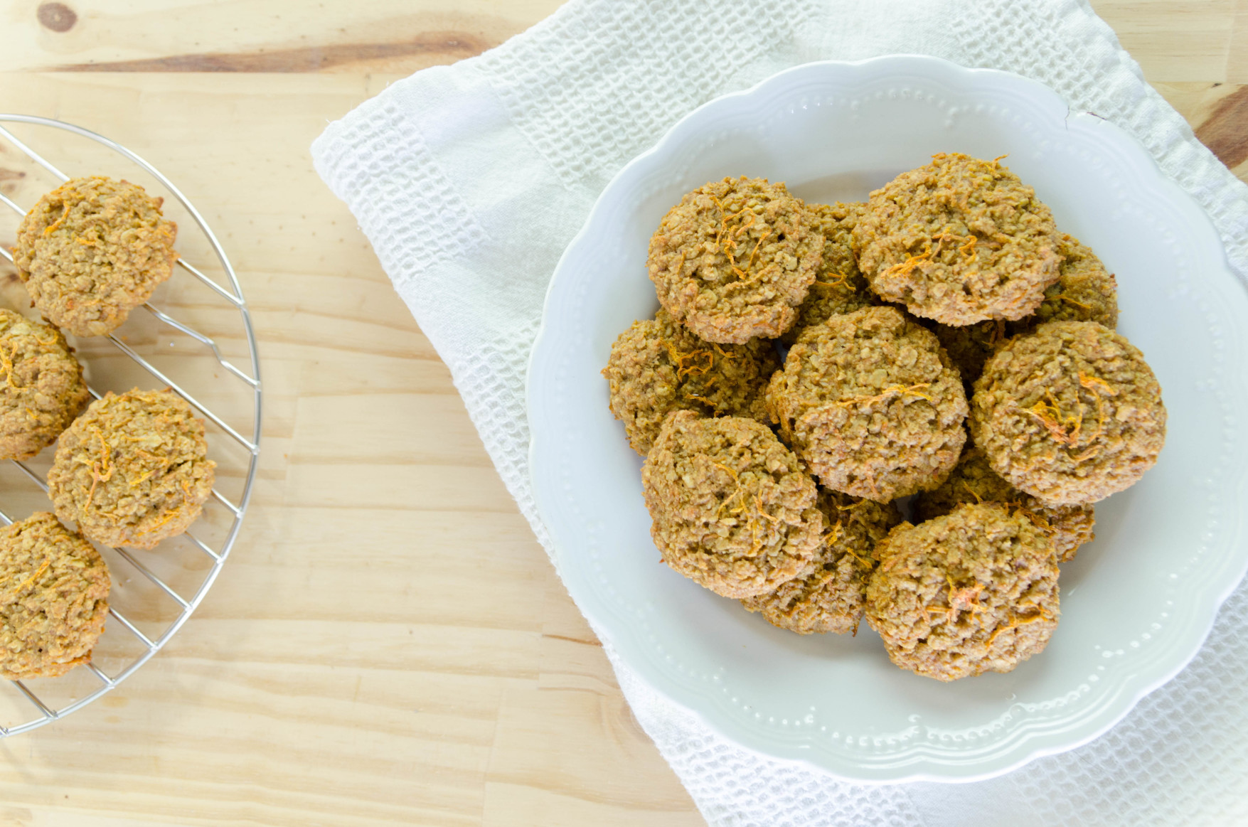 Galletas de Zanahoria y Avena