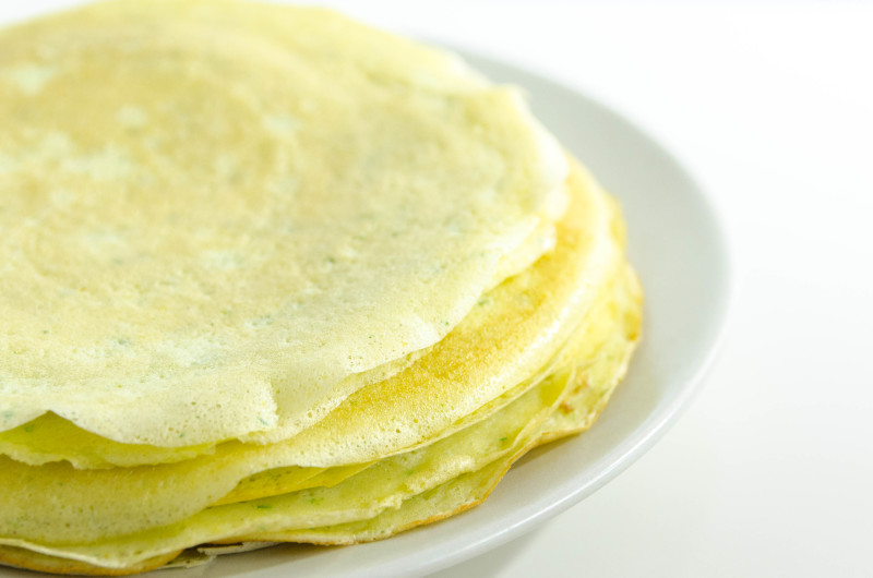 crepes de espinaca y ricotta