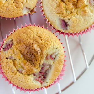 Muffins con Fresas Naturales