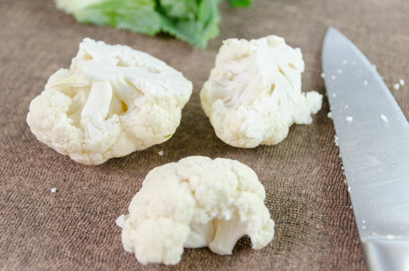 wraps de coliflor