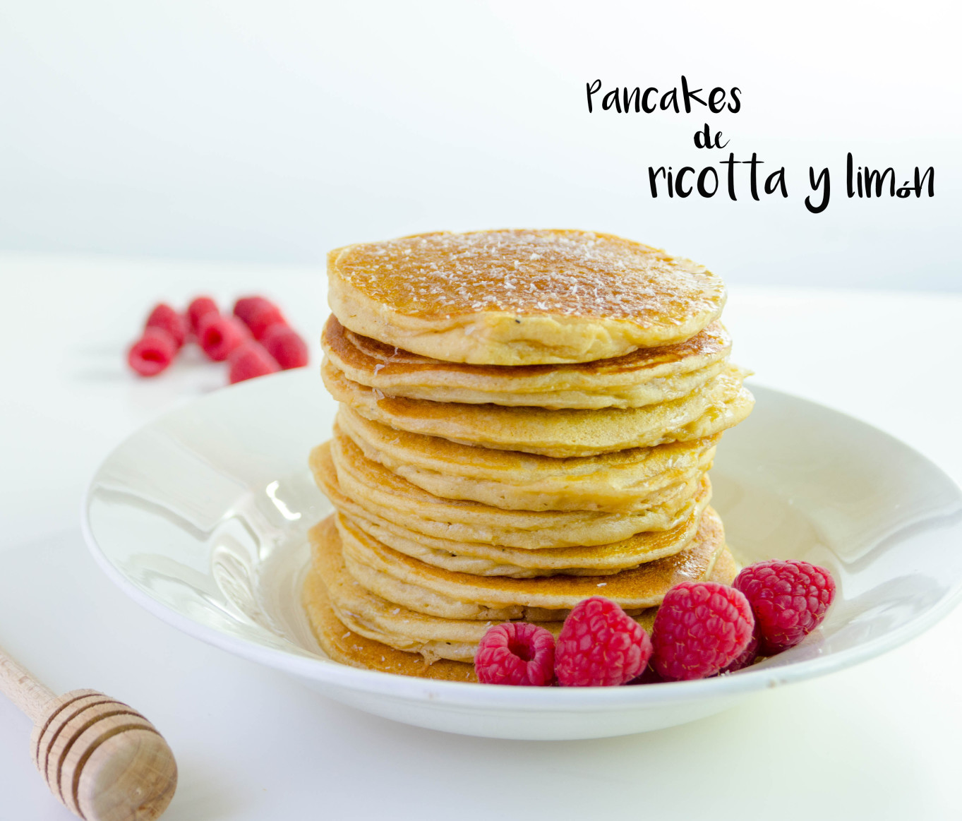 Pancakes de Queso Ricotta y Limón