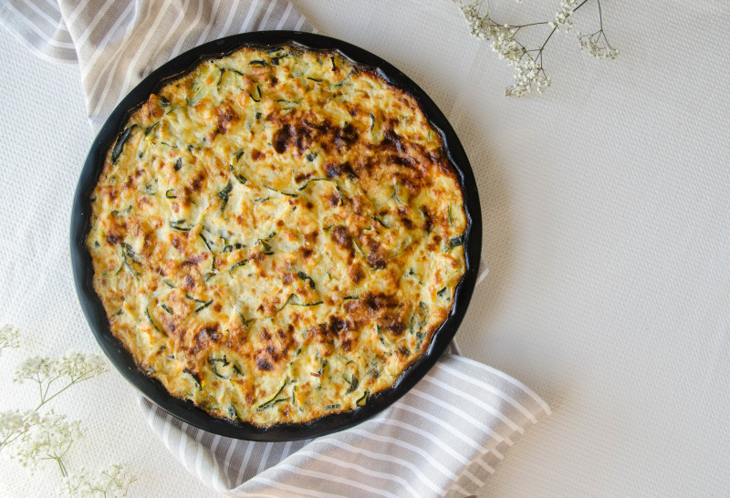 quiche de calabacin sin gluten