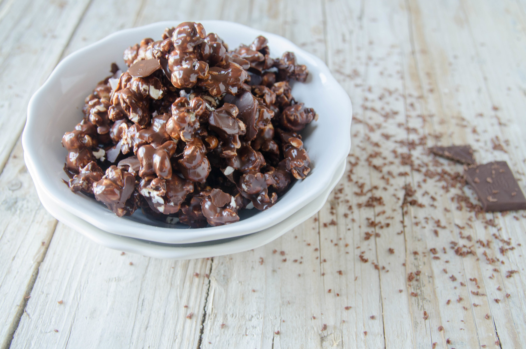 Palomitas de Maíz con Chocolate Negro