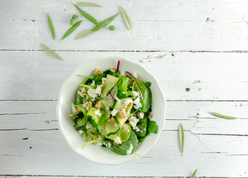 carpaccio ensalada de calabacin