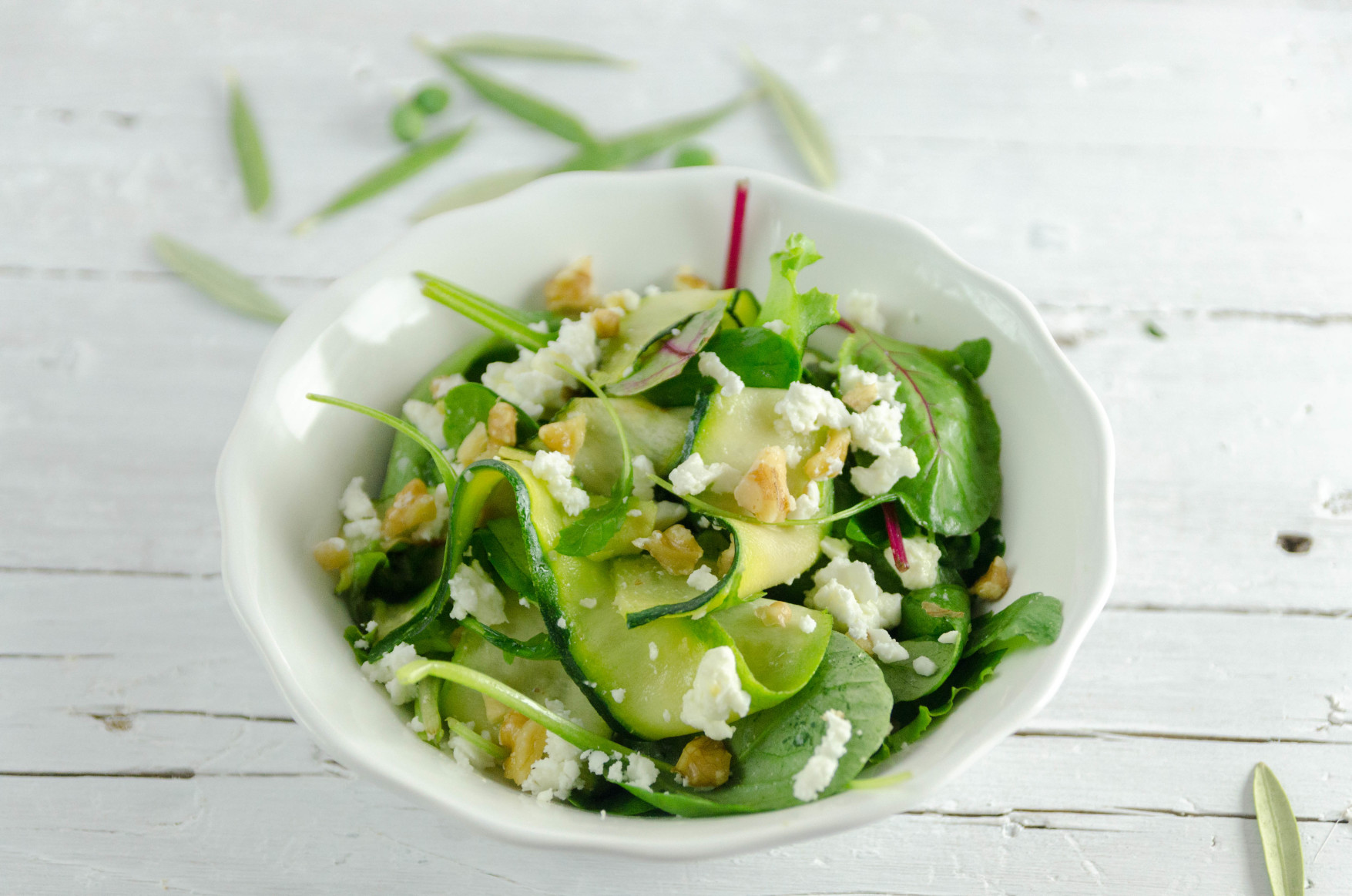 Ensalada Carpaccio de Calabacín