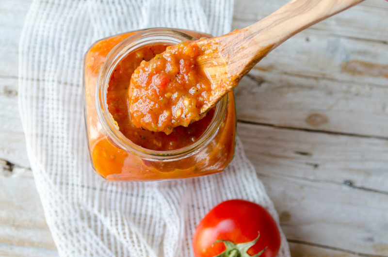 salsa de tomate casera