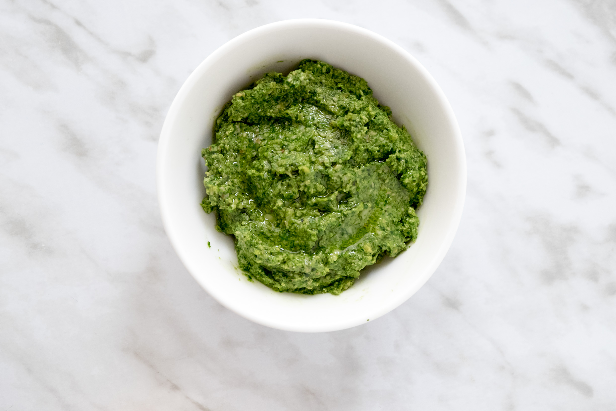 pesto de espinaca