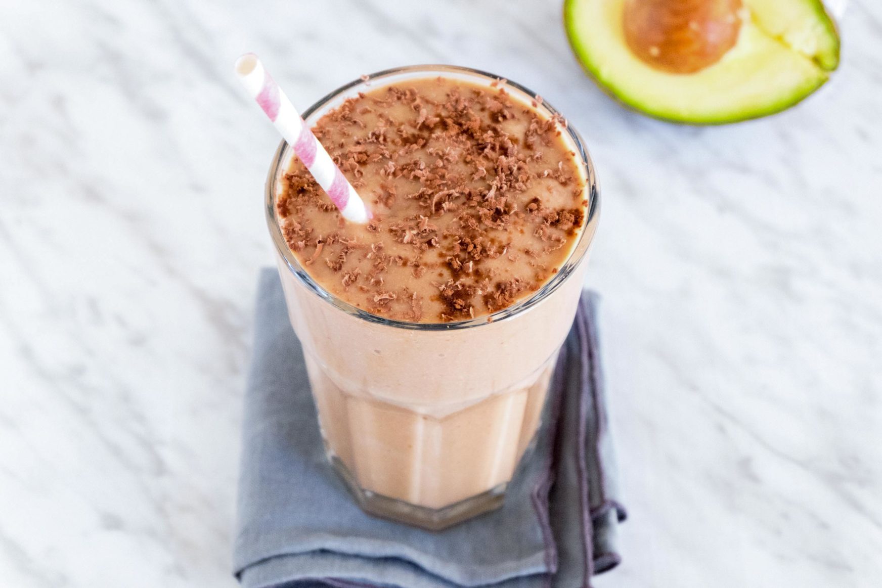 Smoothie de Aguacate y Cacao