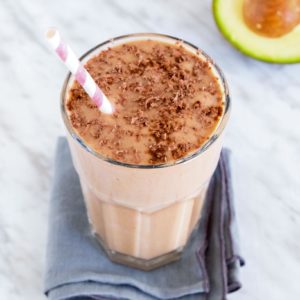 Smoothie de Aguacate y Cacao