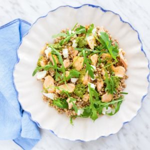 Ensalada de Salmón al Pesto y Trigo Sarraceno