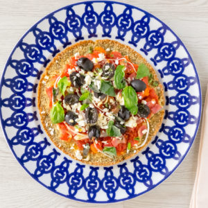 Pizza con base de Quinoa