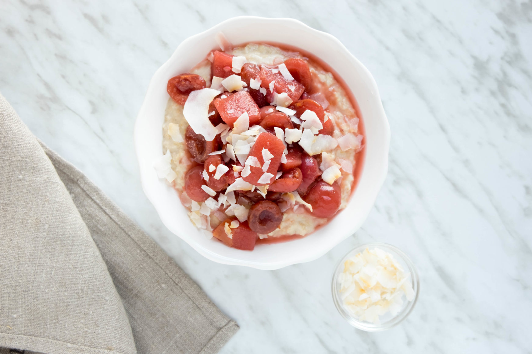 Compota de Cerezas y Manzana