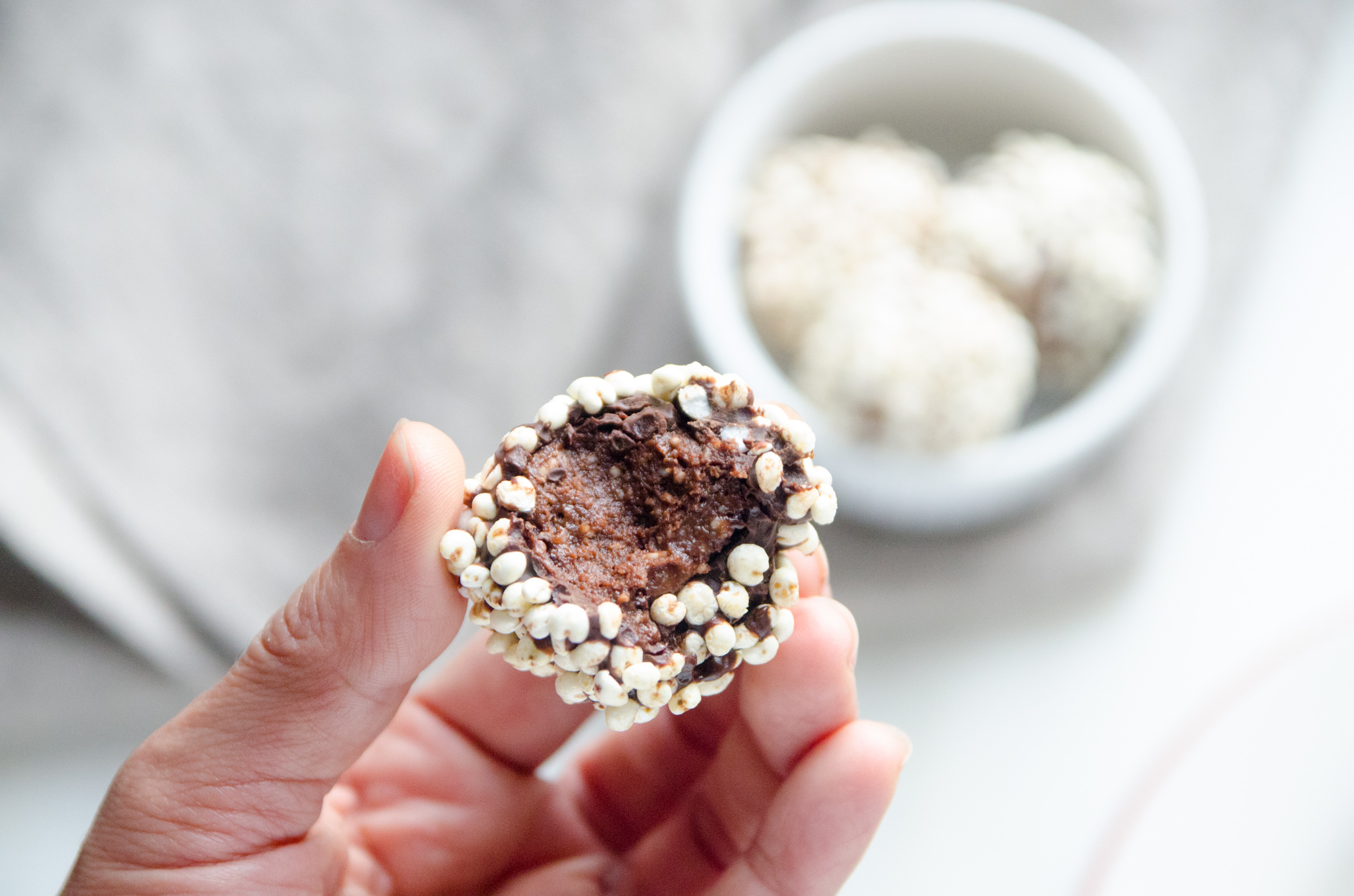 trufas de chocolate