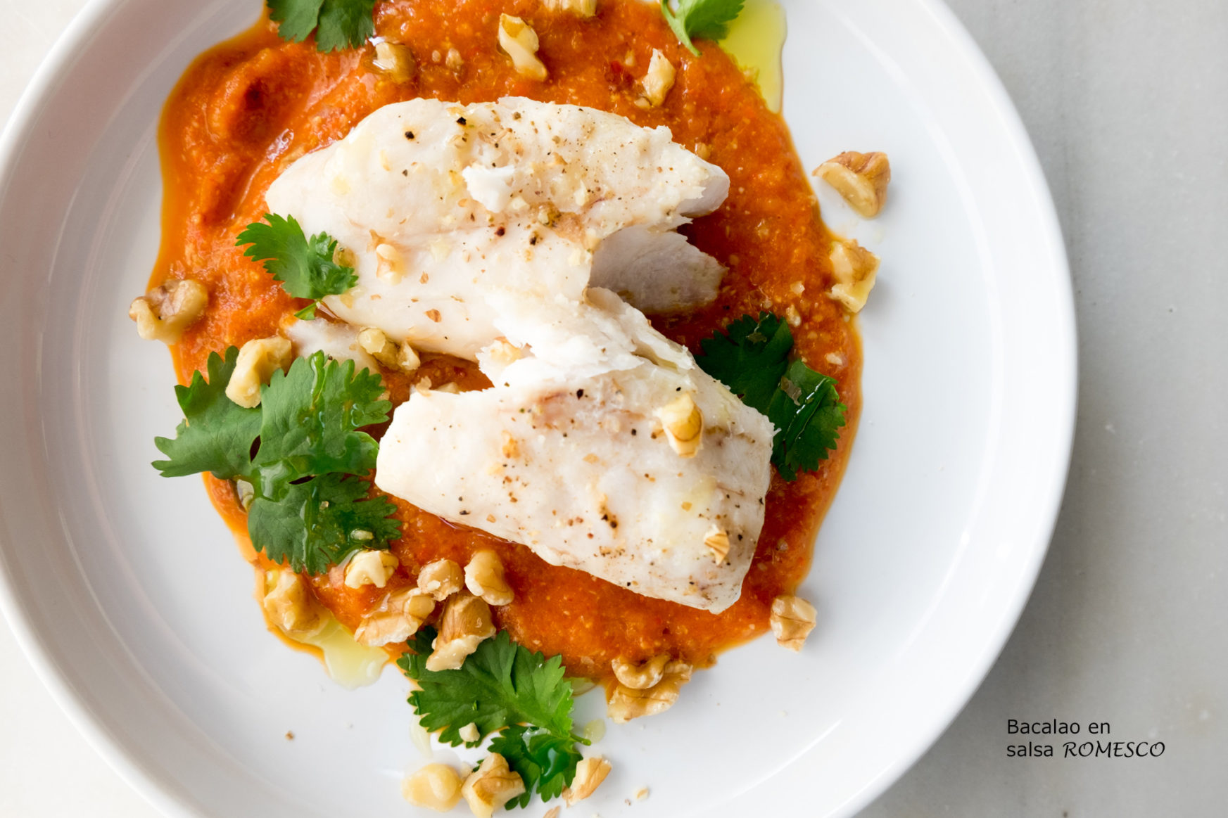 Salsa Romesco Casera con Bacalao