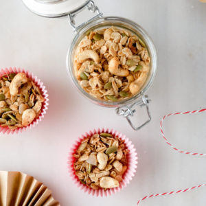 Granola Casera de Avena y Semillas