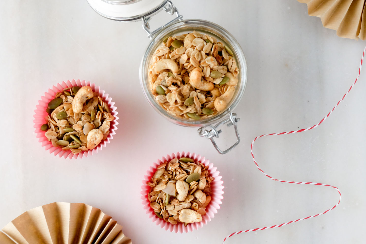 Granola Casera de Avena y Semillas